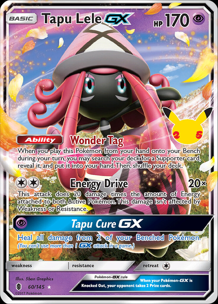 Tapu Lele GX (60/145) [Celebrations: 25th Anniversary - Classic Collection] | Good Games Modbury