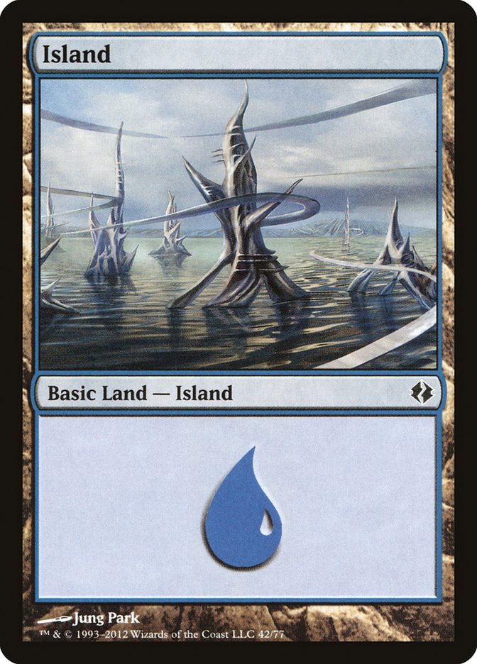 Island (42) [Duel Decks: Venser vs. Koth] | Good Games Modbury