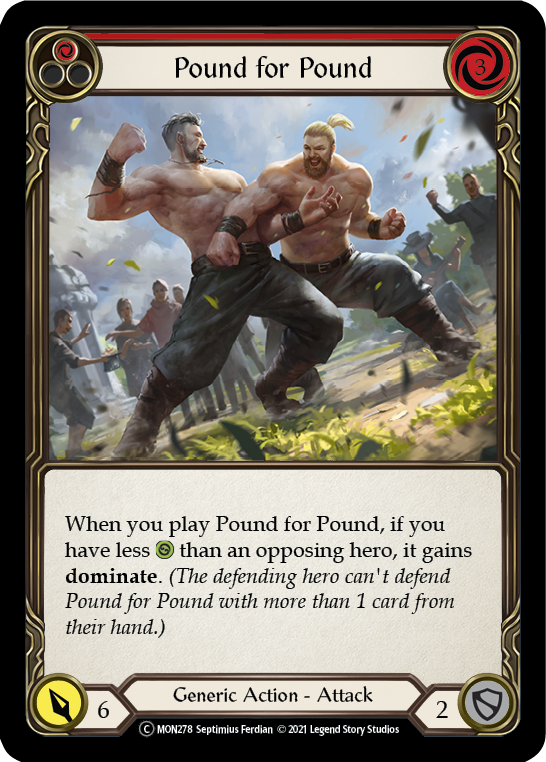 Pound for Pound (Red) [U-MON278] (Monarch Unlimited)  Unlimited Normal | Good Games Modbury