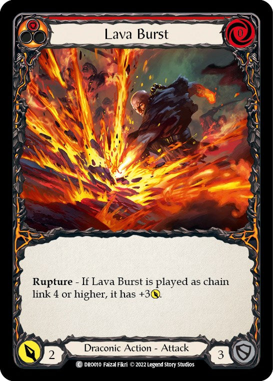 Lava Burst [DRO010] (Uprising Dromai Blitz Deck) | Good Games Modbury