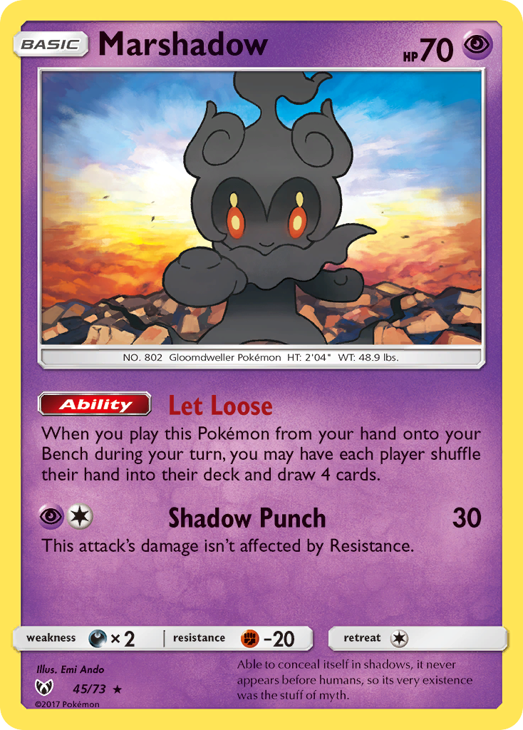 Marshadow (45/73) [Sun & Moon: Shining Legends] | Good Games Modbury