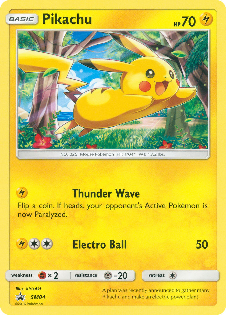 Pikachu (SM04) (Target Non Holo) [Sun & Moon: Black Star Promos] | Good Games Modbury