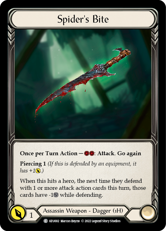Spider's Bite [UZU002] (Outsiders Uzuri Blitz Deck) | Good Games Modbury