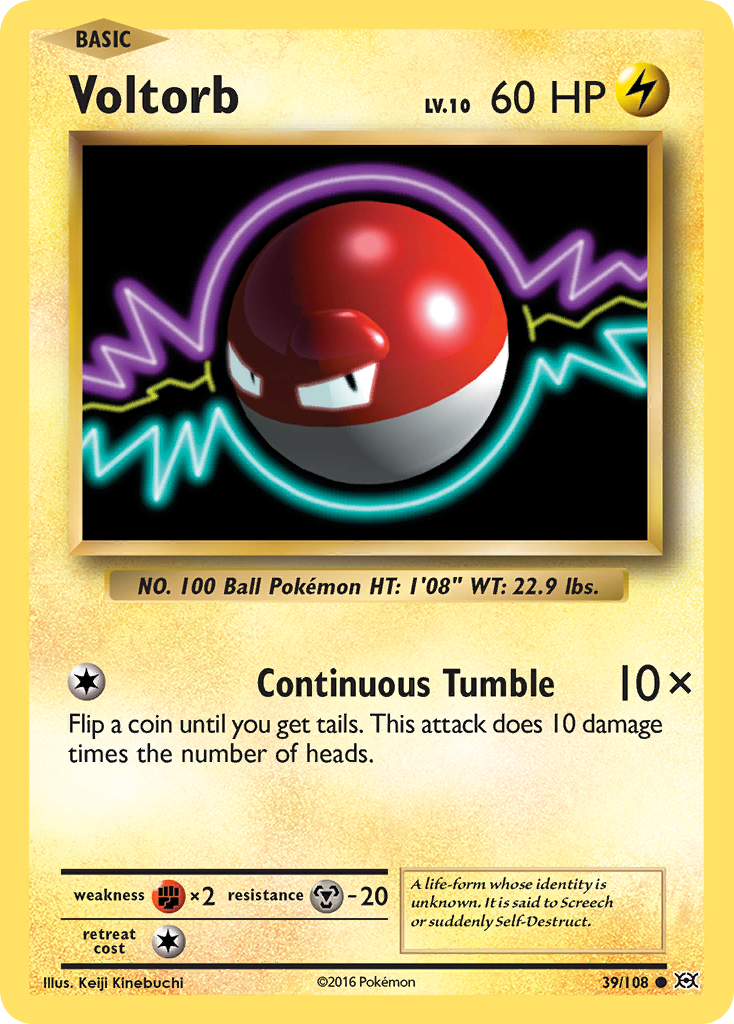 Voltorb (39/108) [XY: Evolutions] | Good Games Modbury