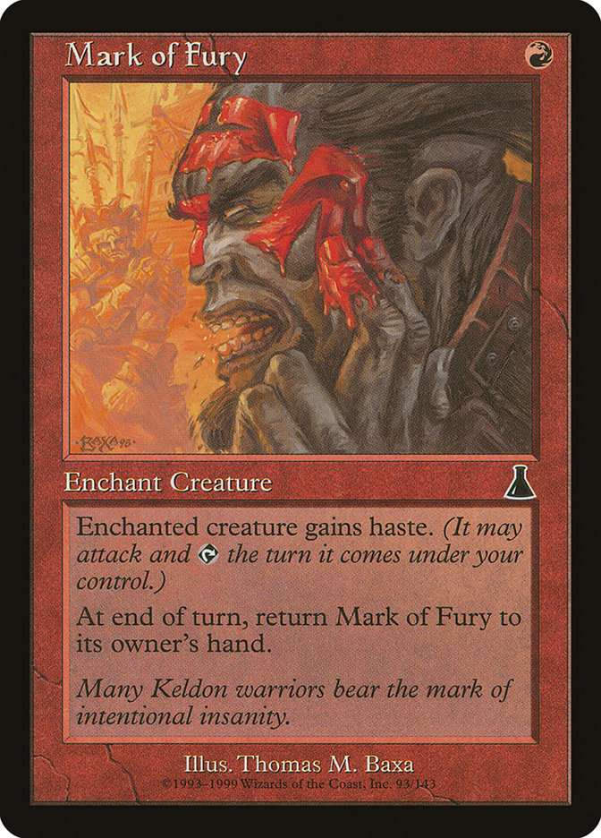 Mark of Fury [Urza's Destiny] | Good Games Modbury