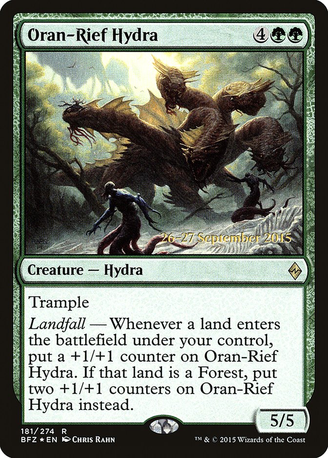 Oran-Rief Hydra [Battle for Zendikar Prerelease Promos] | Good Games Modbury