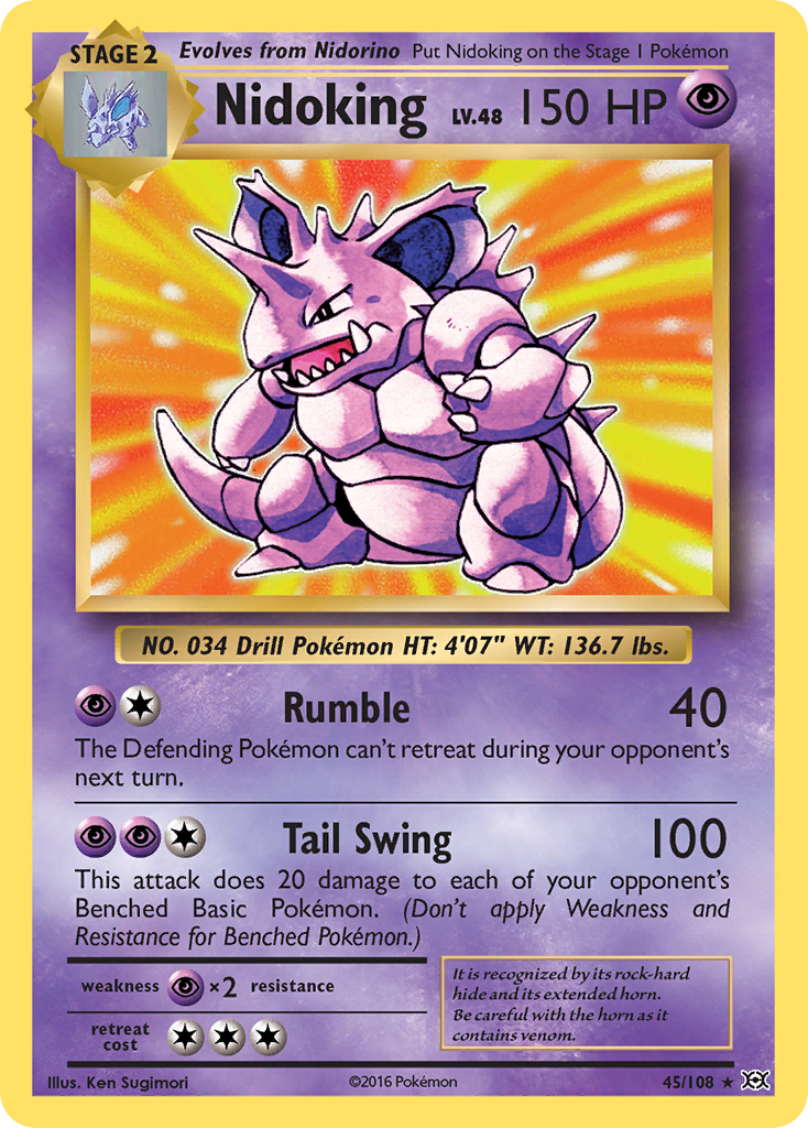 Nidoking (45/108) [XY: Evolutions] | Good Games Modbury