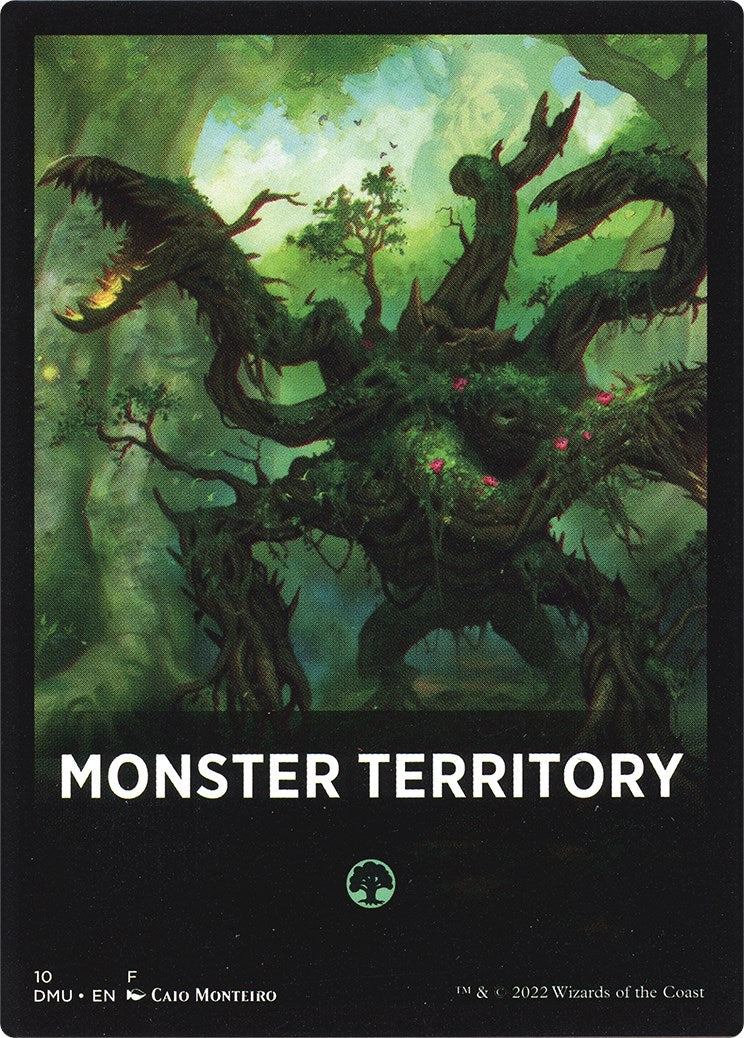 Monster Territory Theme Card [Dominaria United Tokens] | Good Games Modbury