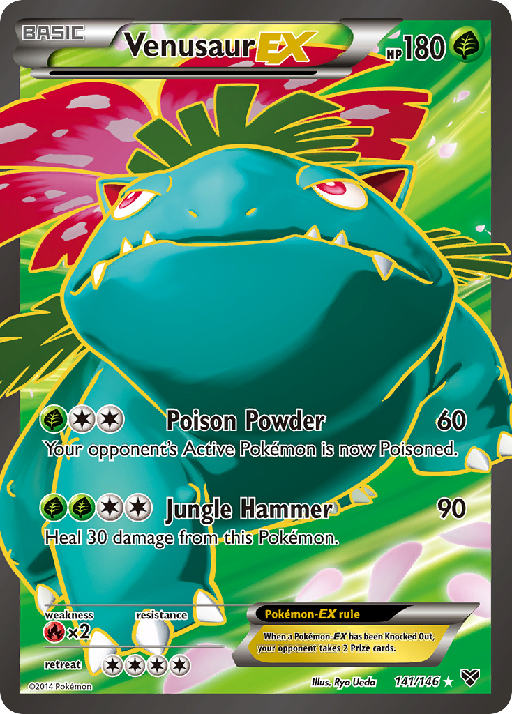 Venusaur EX (141/146) [XY: Base Set] | Good Games Modbury