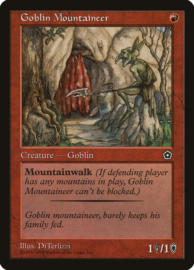 Goblin Mountaineer [Portal Second Age] | Good Games Modbury