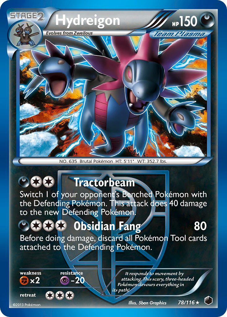 Hydreigon (78/116) [Black & White: Plasma Freeze] | Good Games Modbury