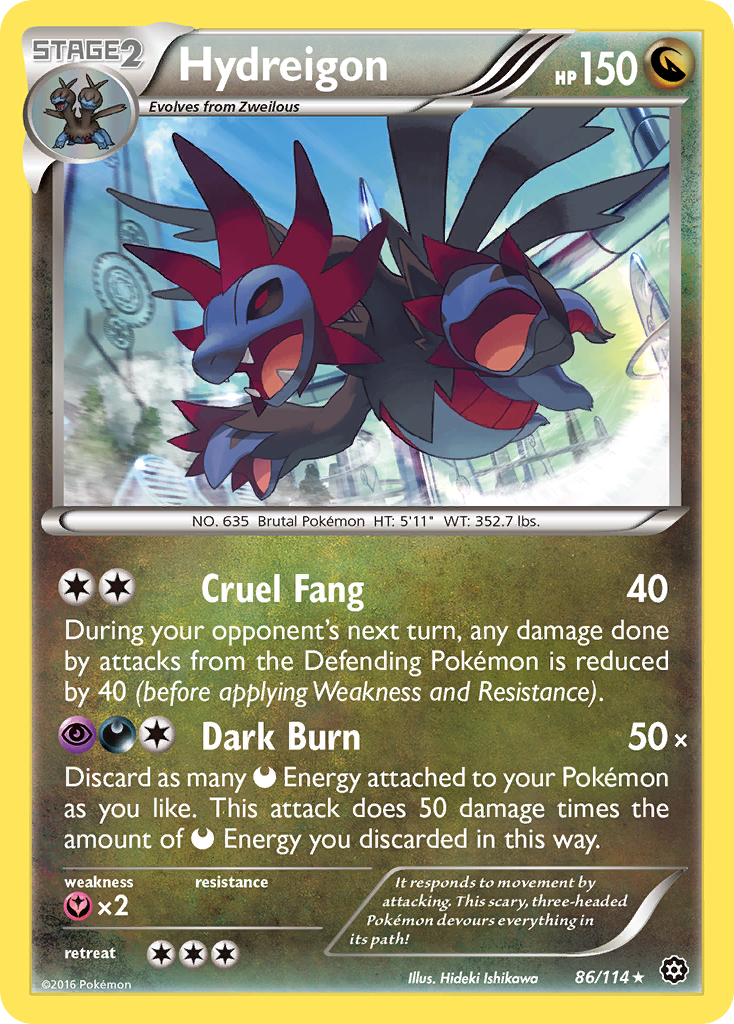 Hydreigon (86/114) [XY: Steam Siege] | Good Games Modbury