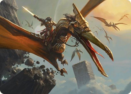 Skyhunter Strike Force Art Card [Phyrexia: All Will Be One Art Series] | Good Games Modbury