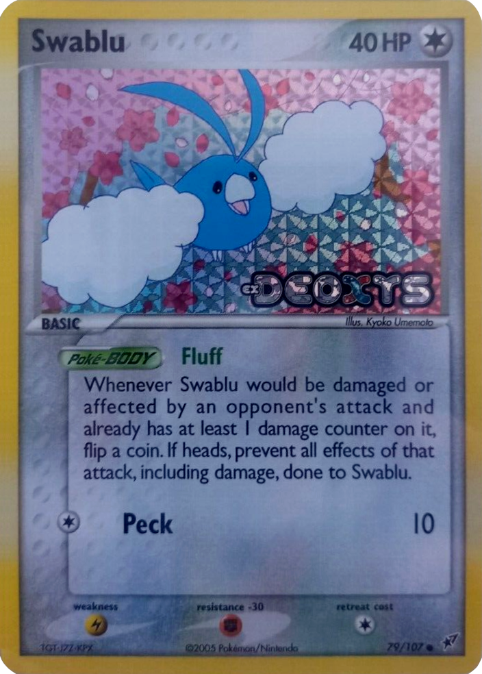 Swablu (79/107) (Stamped) [EX: Deoxys] | Good Games Modbury