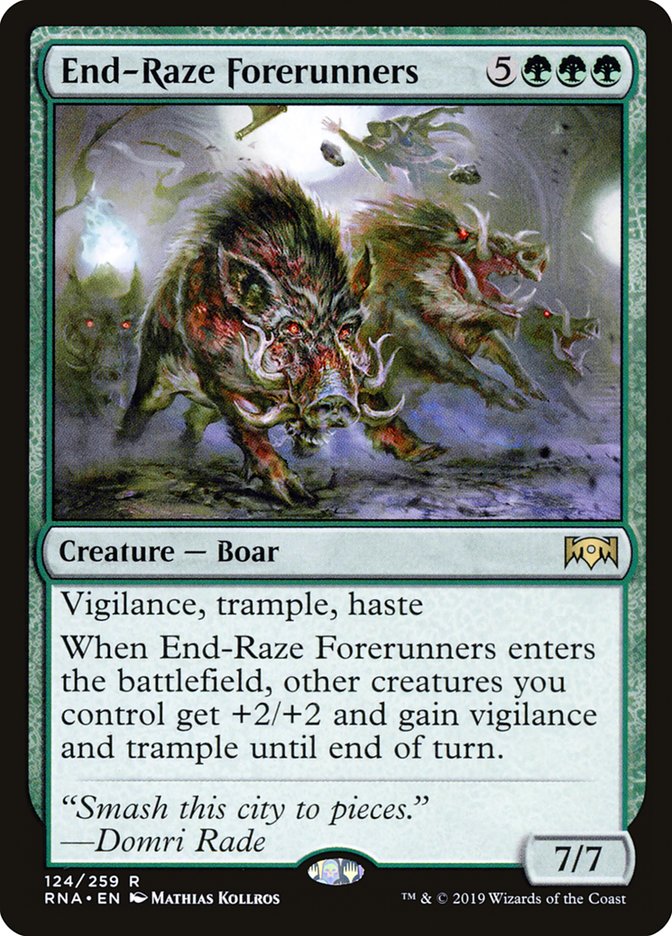 End-Raze Forerunners [Ravnica Allegiance] | Good Games Modbury