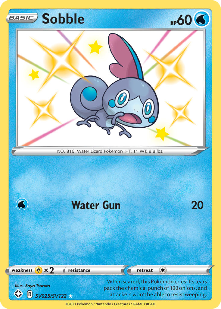 Sobble (SV025/SV122) [Sword & Shield: Shining Fates] | Good Games Modbury