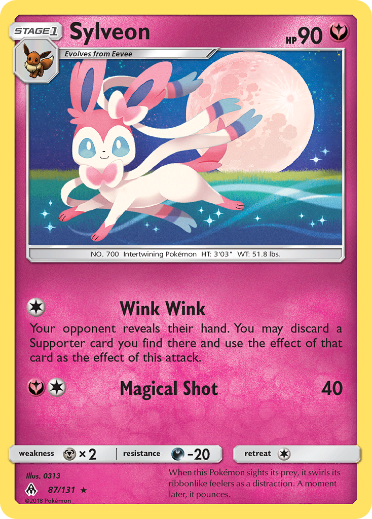 Sylveon (87/131) [Sun & Moon: Forbidden Light] | Good Games Modbury