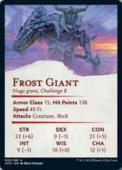 Frost Giant Art Card (Gold-Stamped Signature) [Dungeons & Dragons: Adventures in the Forgotten Realms Art Series] | Good Games Modbury