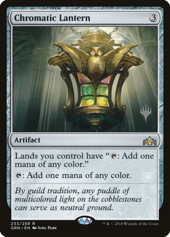 Chromatic Lantern (Promo Pack) [Guilds of Ravnica Promos] | Good Games Modbury