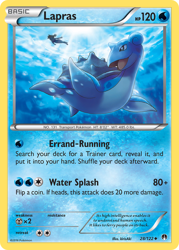 Lapras (28/122) [XY: BREAKpoint] | Good Games Modbury