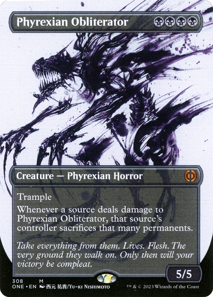 Phyrexian Obliterator (Borderless Ichor) [Phyrexia: All Will Be One] | Good Games Modbury