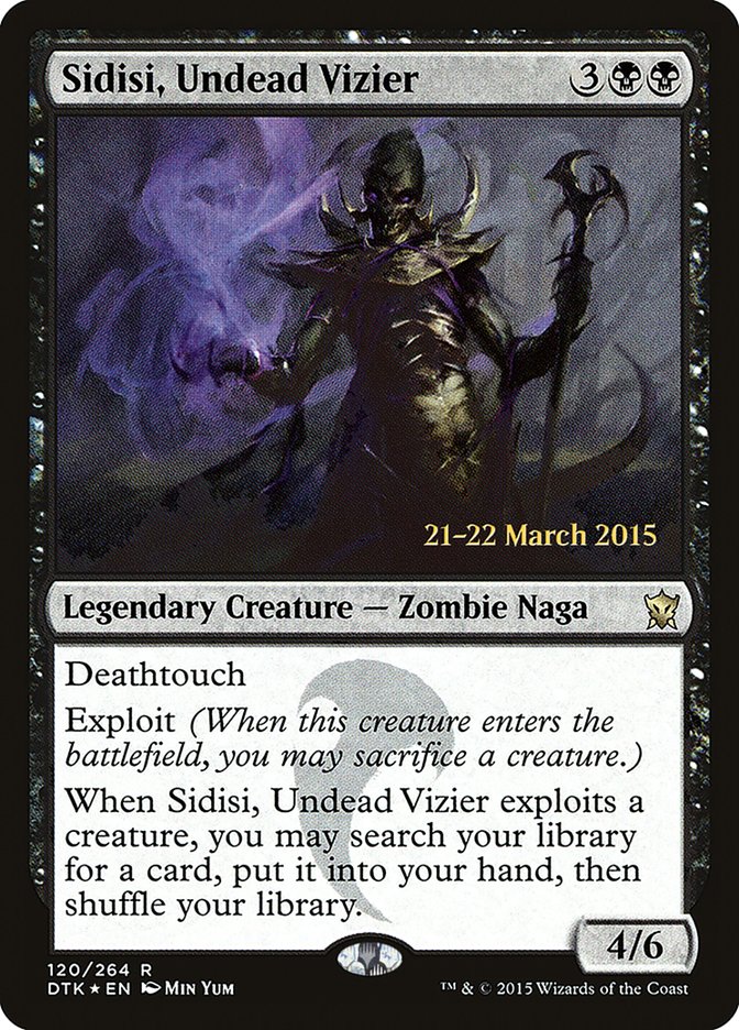 Sidisi, Undead Vizier [Dragons of Tarkir Prerelease Promos] | Good Games Modbury