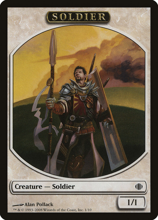 Soldier Token [Shards of Alara Tokens] | Good Games Modbury