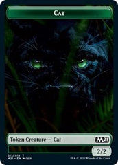 Cat (011) // Soldier Double-Sided Token [Core Set 2021 Tokens] | Good Games Modbury