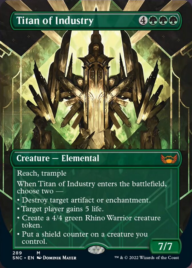 Titan of Industry (Borderless Alternate Art) [Streets of New Capenna] | Good Games Modbury