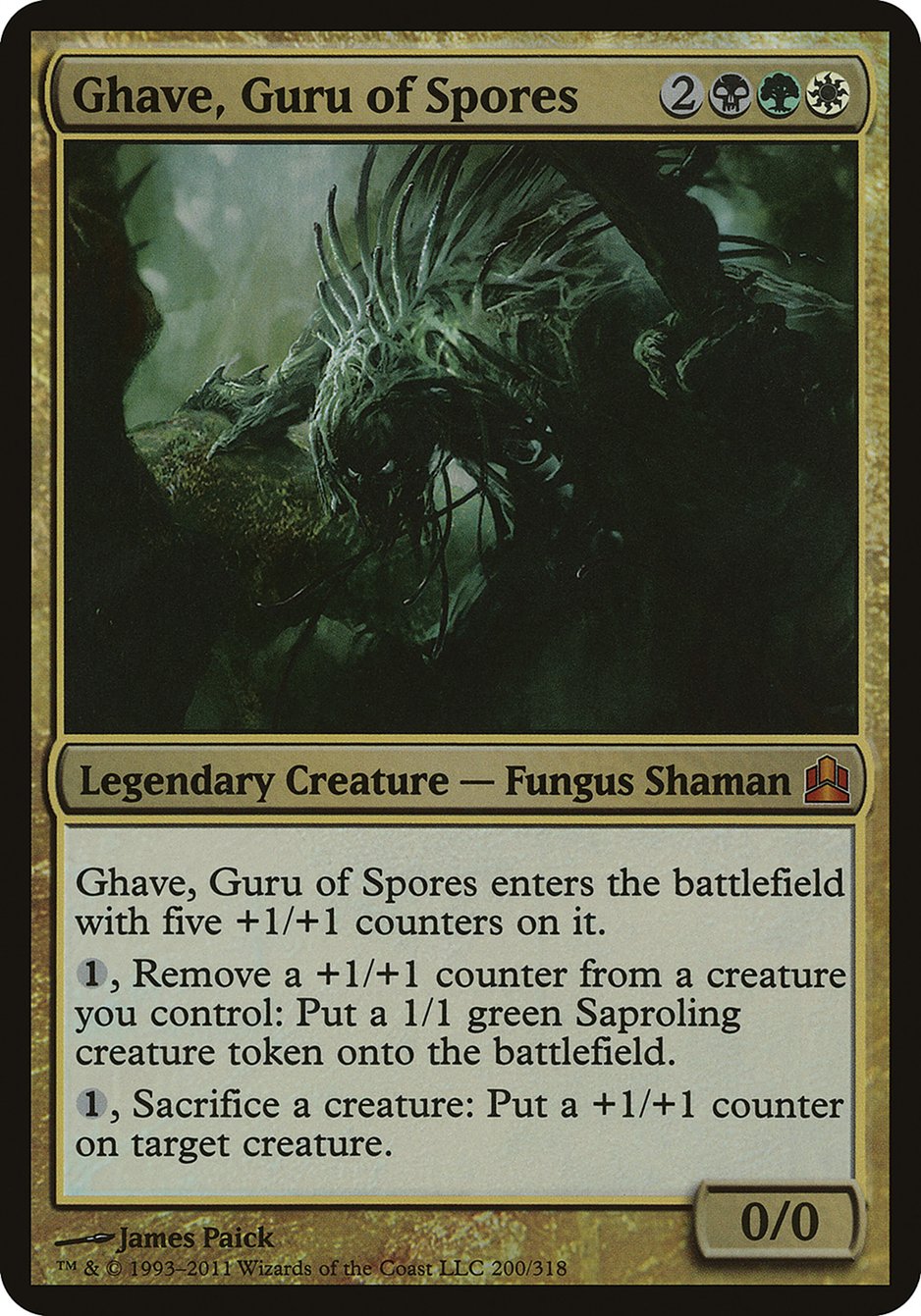 Ghave, Guru of Spores (Oversized) [Commander 2011 Oversized] | Good Games Modbury