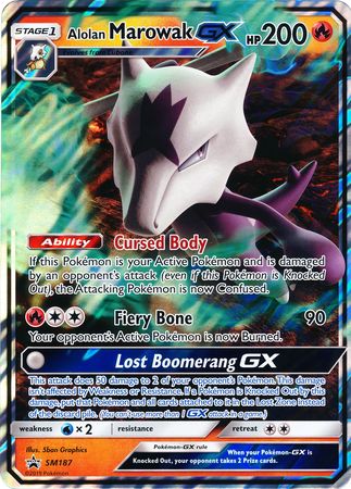 Alolan Marowak GX (SM187) (Jumbo Card) [Sun & Moon: Black Star Promos] | Good Games Modbury