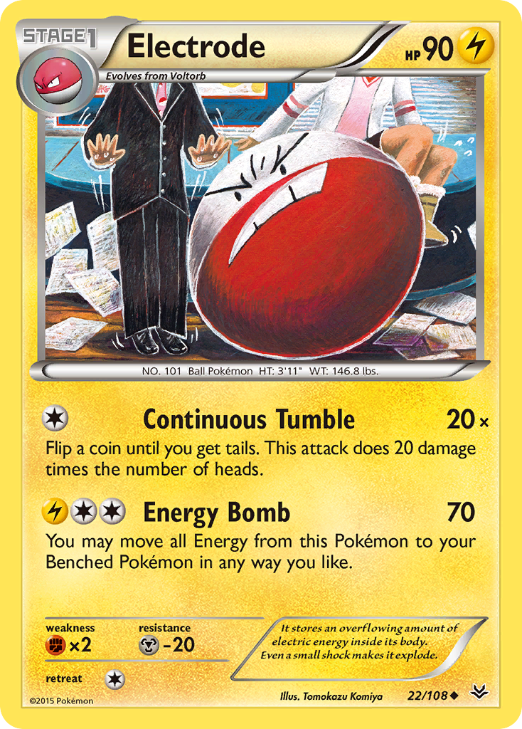 Electrode (22/108) [XY: Roaring Skies] | Good Games Modbury