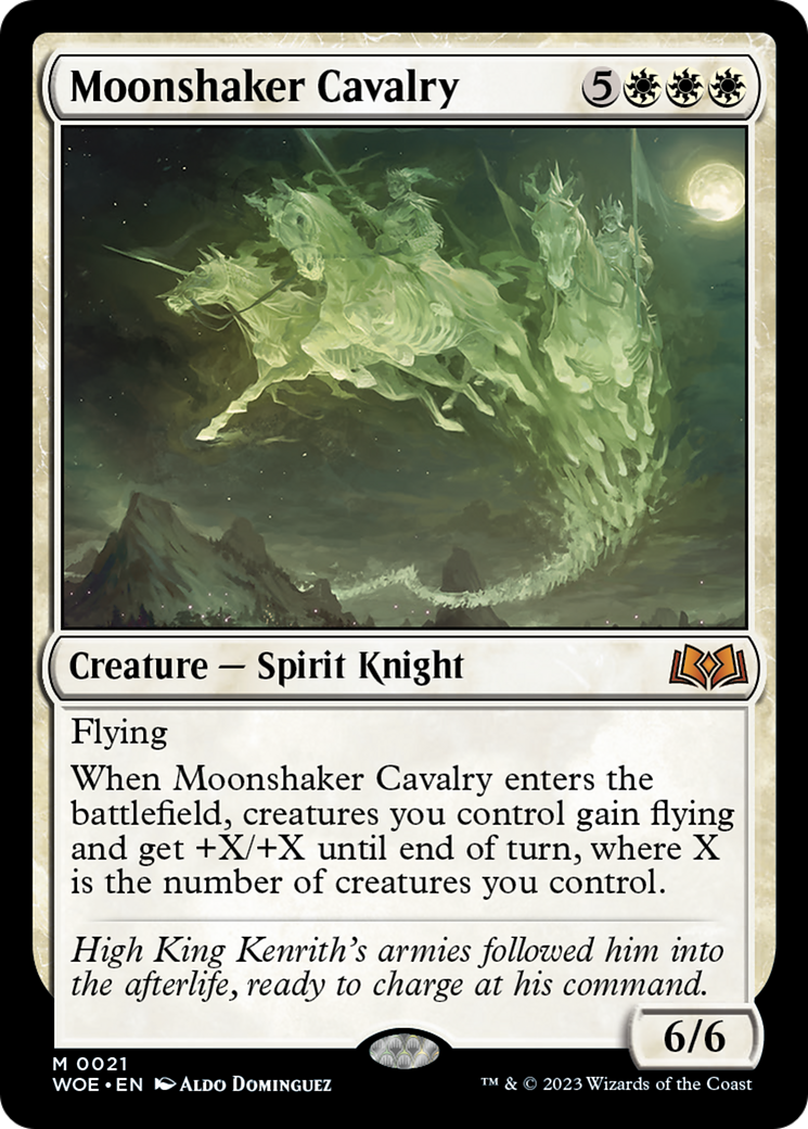 Moonshaker Cavalry [Wilds of Eldraine] | Good Games Modbury