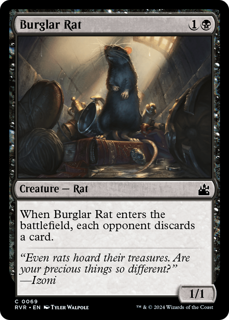 Burglar Rat [Ravnica Remastered] | Good Games Modbury