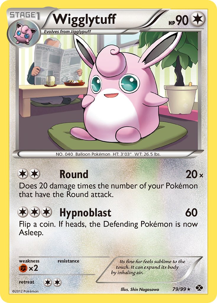 Wigglytuff (79/99) (Cosmos Holo) (Blister Exclusive) [Black & White: Next Destinies] | Good Games Modbury