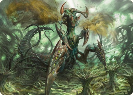 Zopandrel, Hunger Dominus Art Card [Phyrexia: All Will Be One Art Series] | Good Games Modbury