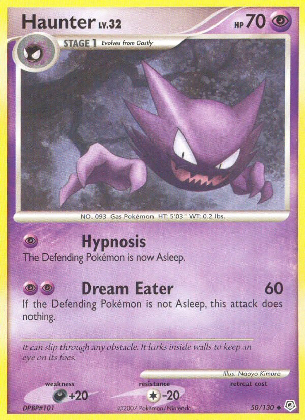 Haunter (50/130) [Diamond & Pearl: Base Set] | Good Games Modbury