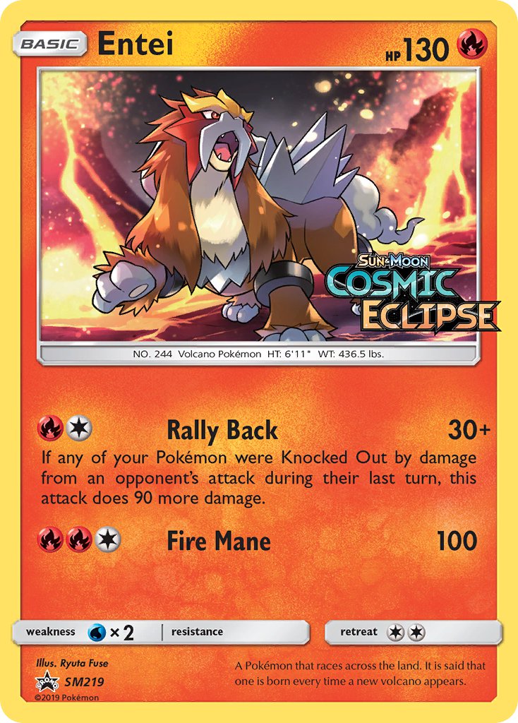 Entei (SM219) [Sun & Moon: Black Star Promos] | Good Games Modbury