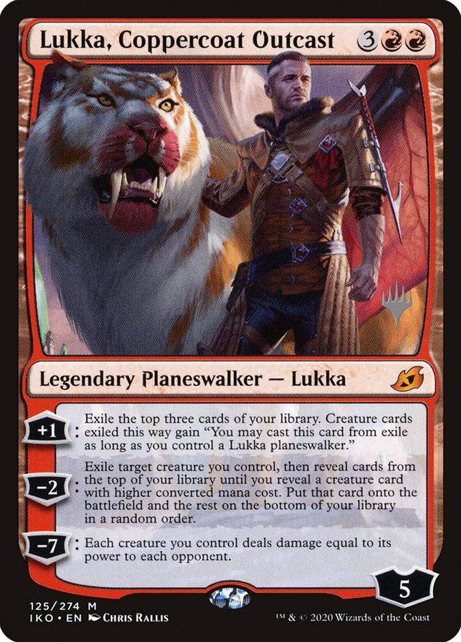 Lukka, Coppercoat Outcast (Promo Pack) [Ikoria: Lair of Behemoths Promos] | Good Games Modbury