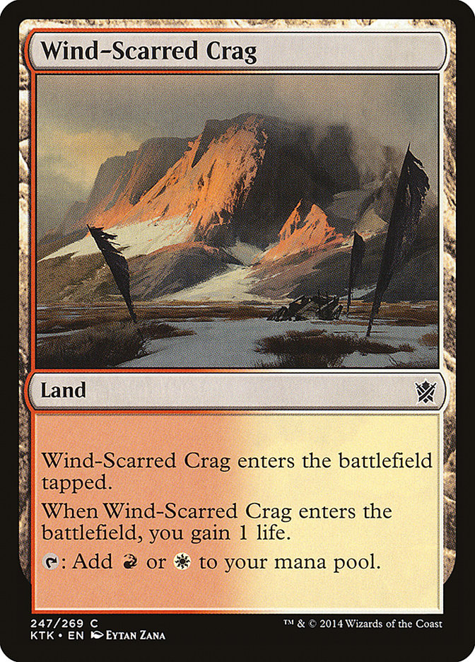 Wind-Scarred Crag [Khans of Tarkir] | Good Games Modbury