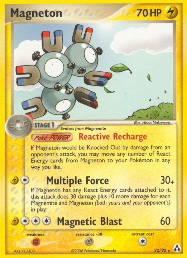 Magneton (22/92) [EX: Legend Maker] | Good Games Modbury