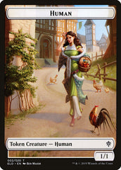 Human // Human Double-Sided Token [Pioneer Challenger Decks 2022] | Good Games Modbury