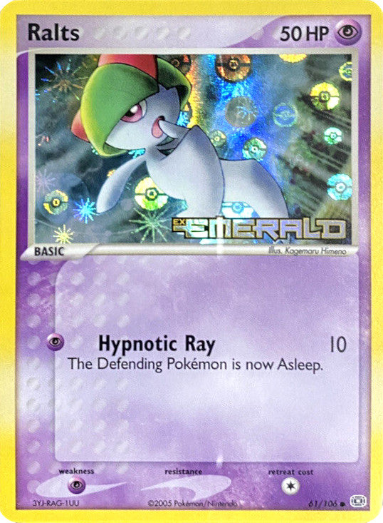 Ralts (61/106) (Stamped) [EX: Emerald] | Good Games Modbury