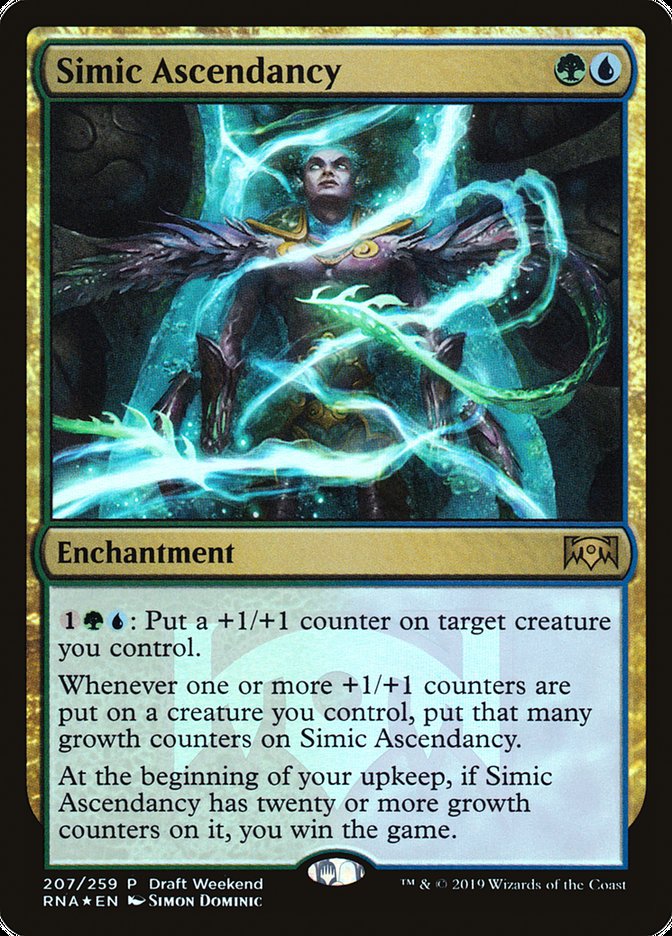 Simic Ascendancy (Draft Weekend) [Ravnica Allegiance Promos] | Good Games Modbury