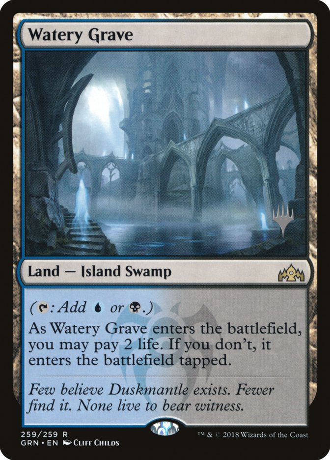 Watery Grave (Promo Pack) [Guilds of Ravnica Promos] | Good Games Modbury