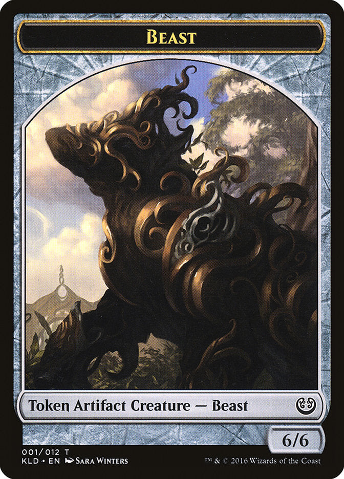 Beast Token [Kaladesh Tokens] | Good Games Modbury