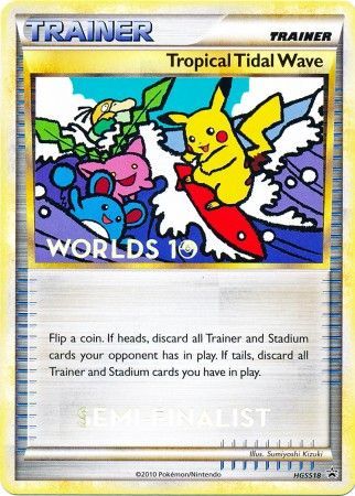 Tropical Tidal Wave (HGSS18) (Semi Finalist) [HeartGold & SoulSilver: Black Star Promos] | Good Games Modbury