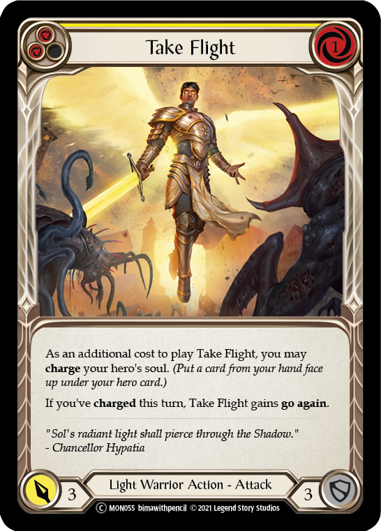 Take Flight (Yellow) [U-MON055] (Monarch Unlimited)  Unlimited Normal | Good Games Modbury