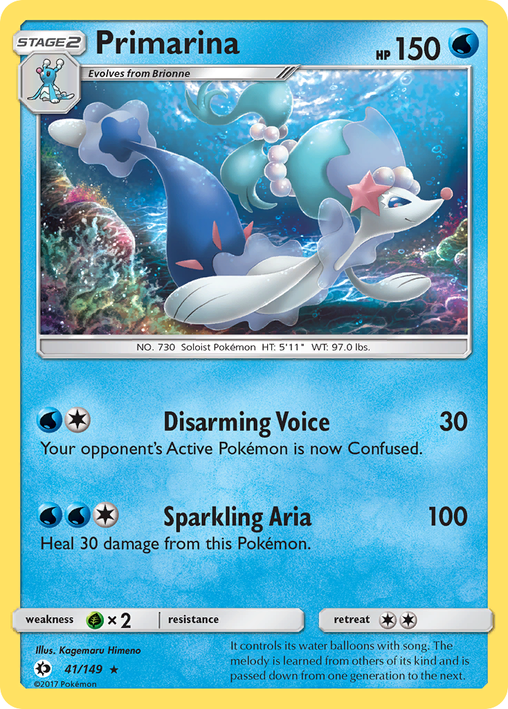 Primarina (41/149) [Sun & Moon: Base Set] | Good Games Modbury