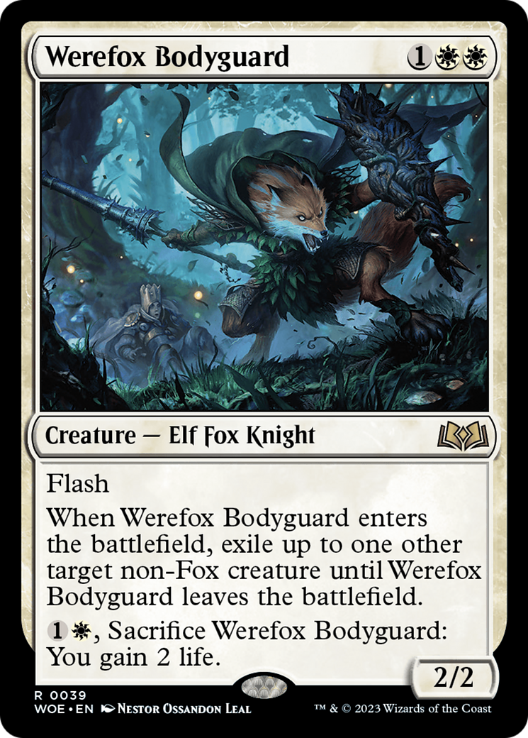 Werefox Bodyguard [Wilds of Eldraine] | Good Games Modbury